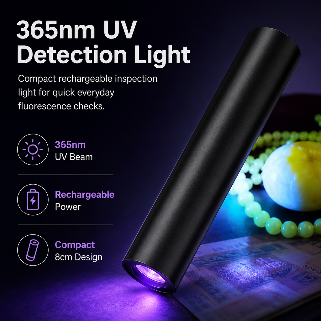 🥦UV Black Light Flashlight for Vegetable Inspection