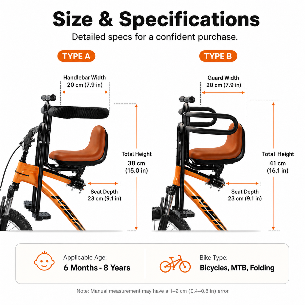 🚲 Front-Mounted Kids Bike Seat 👶 | Safer, Closer & More Fun Family Rides
