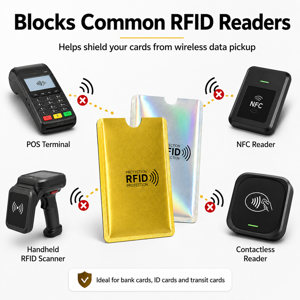 RFID Blocking Card Sleeves – Protect Your Cards from Contactless Skimming💳