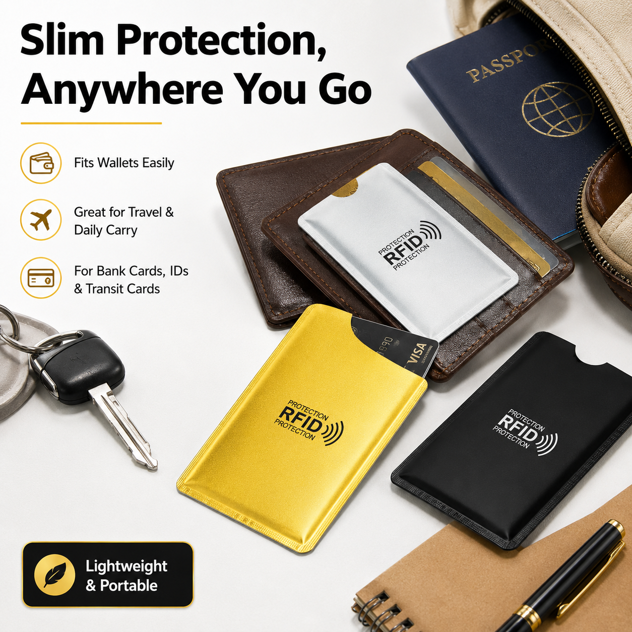 RFID Blocking Card Sleeves – Protect Your Cards from Contactless Skimming💳