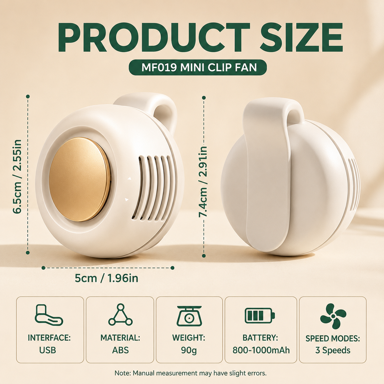 📢📢50% OFF !! ⏰ Bladeless Fan – Ultra-Light & 1.5h Fast Charge ⚡🌀