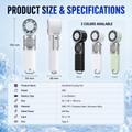 2-in-1 Portable Ice-Cooling Fan & Power Bank with Retractable Type-C Cable ❄️🔋