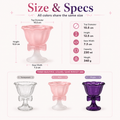 Butterfly Bow Dessert Goblet – Elegant 230ml Glass Cup for Ice Cream, Cocktails & Sweet Moments🦋