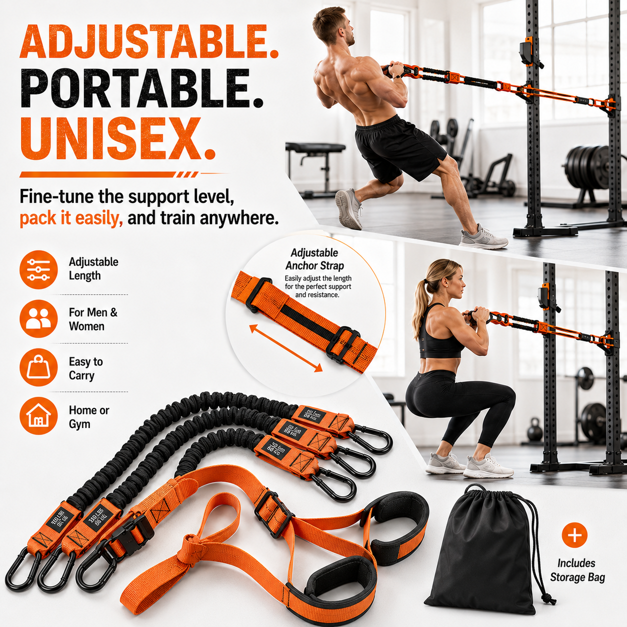 Master Pull-Ups Faster — Adjustable Assistance for Every Level 💪