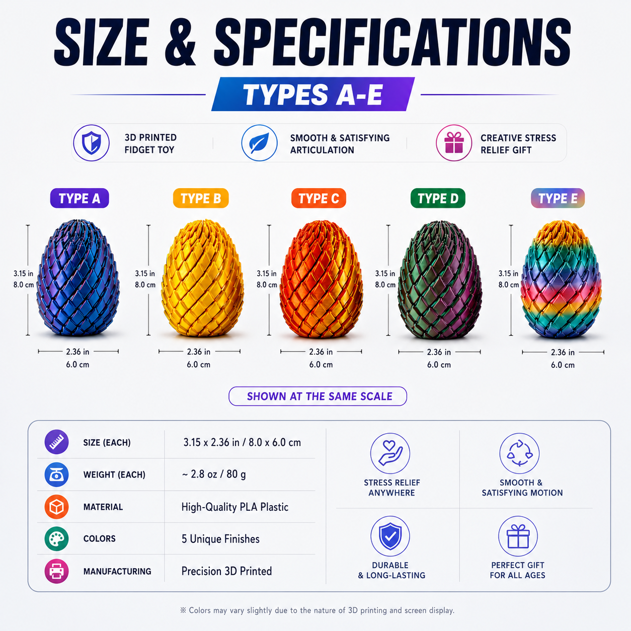 🐉 TwistMorph 3D Dragon Egg — Twist, Transform & Relax in Seconds ✨