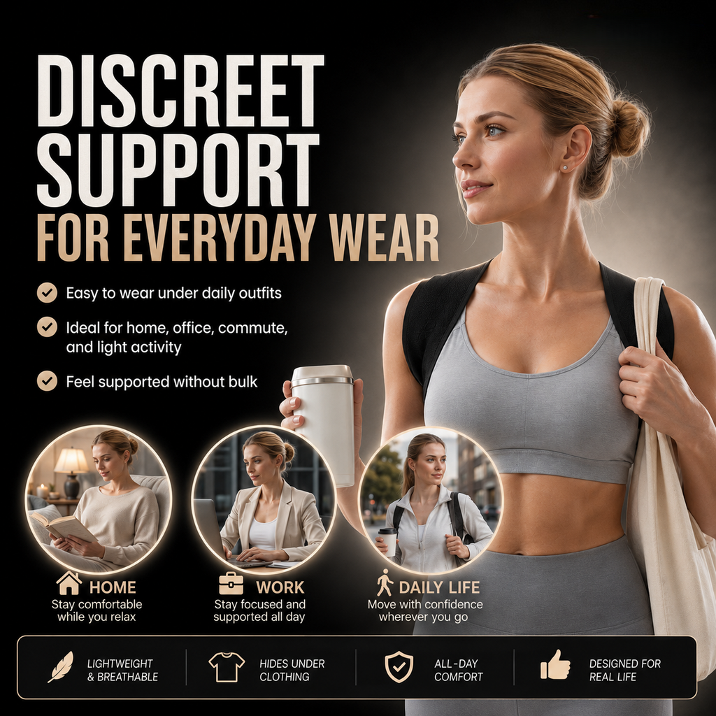 Posture Corrector Shoulder Brace – Open Shoulders, Stand Taller & Feel Confident✨