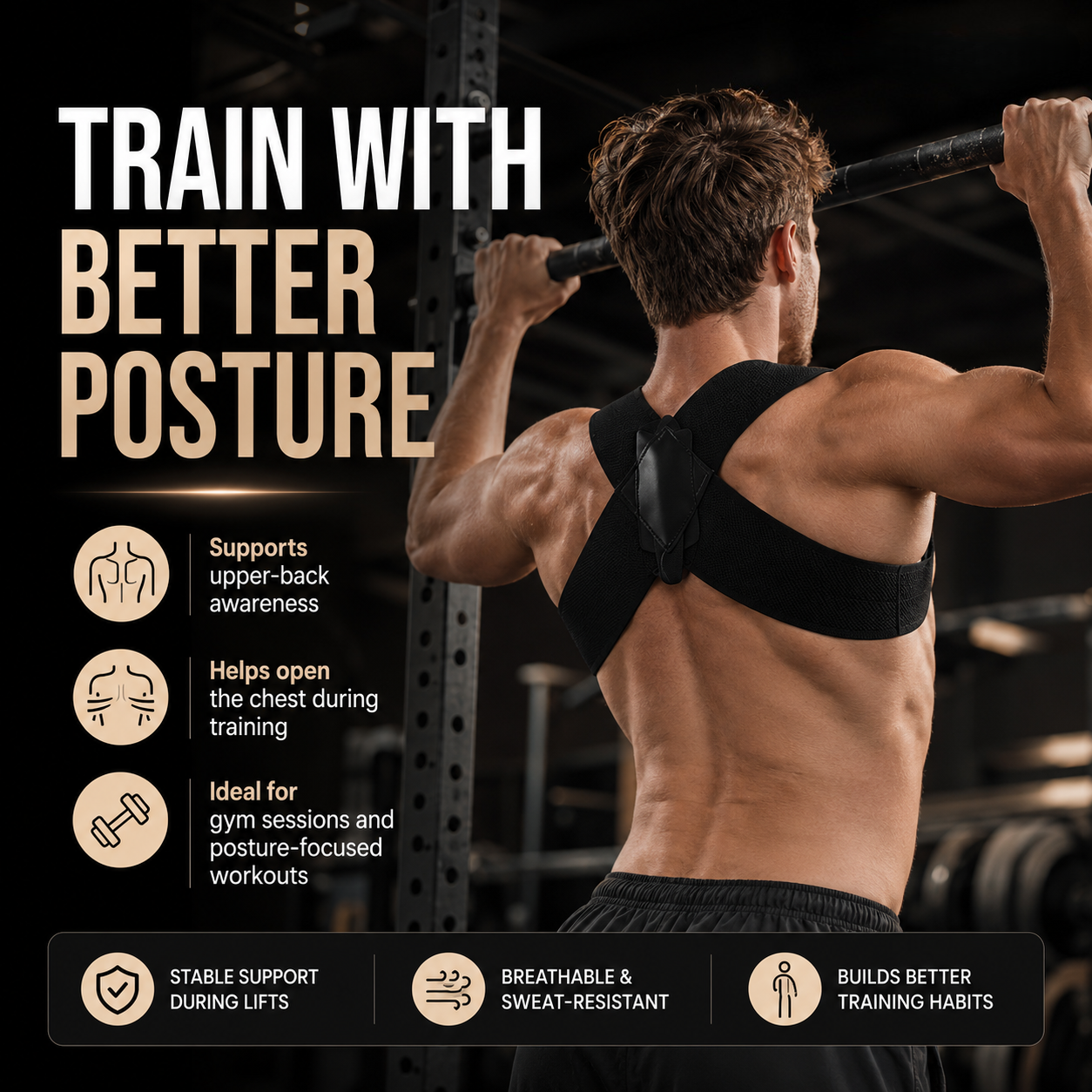 Posture Corrector Shoulder Brace – Open Shoulders, Stand Taller & Feel Confident✨