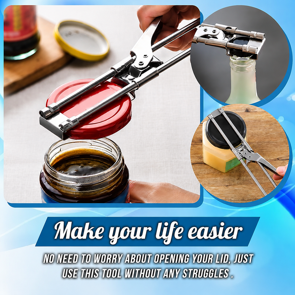 🔥Adjustable Multifunctional Stainless Steel Can Opener