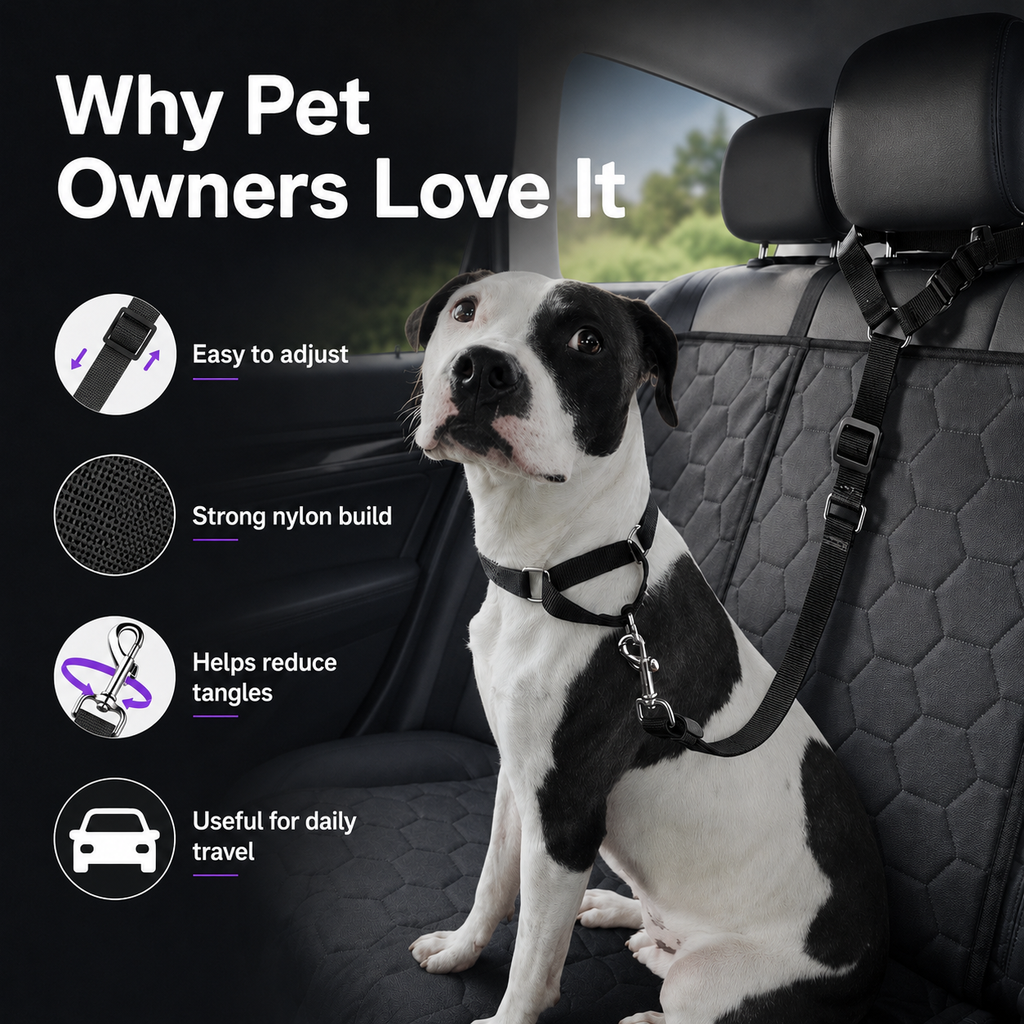 RideSafe™ 2-in-1 Dog Car Seat Belt & Walking Leash🐶🐾