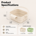 🔥 Foldable Hanging Sink Basket – Retractable Drain Colander for Washing, Straining & Kitchen Storage