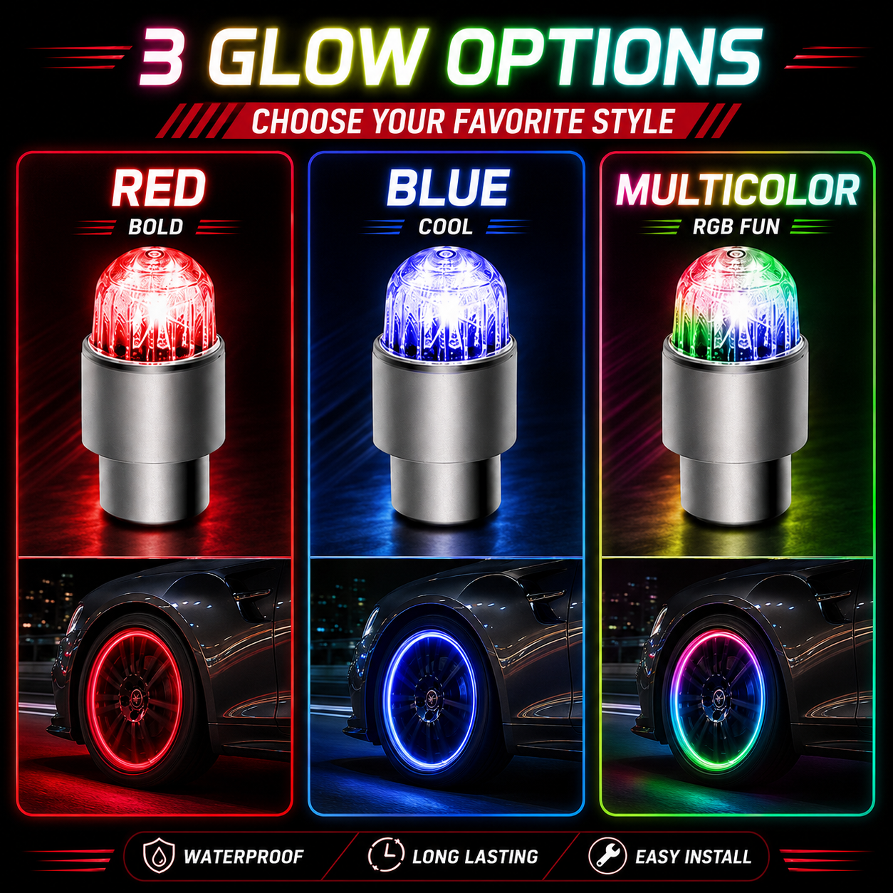 Waterproof Led Wheel Lights