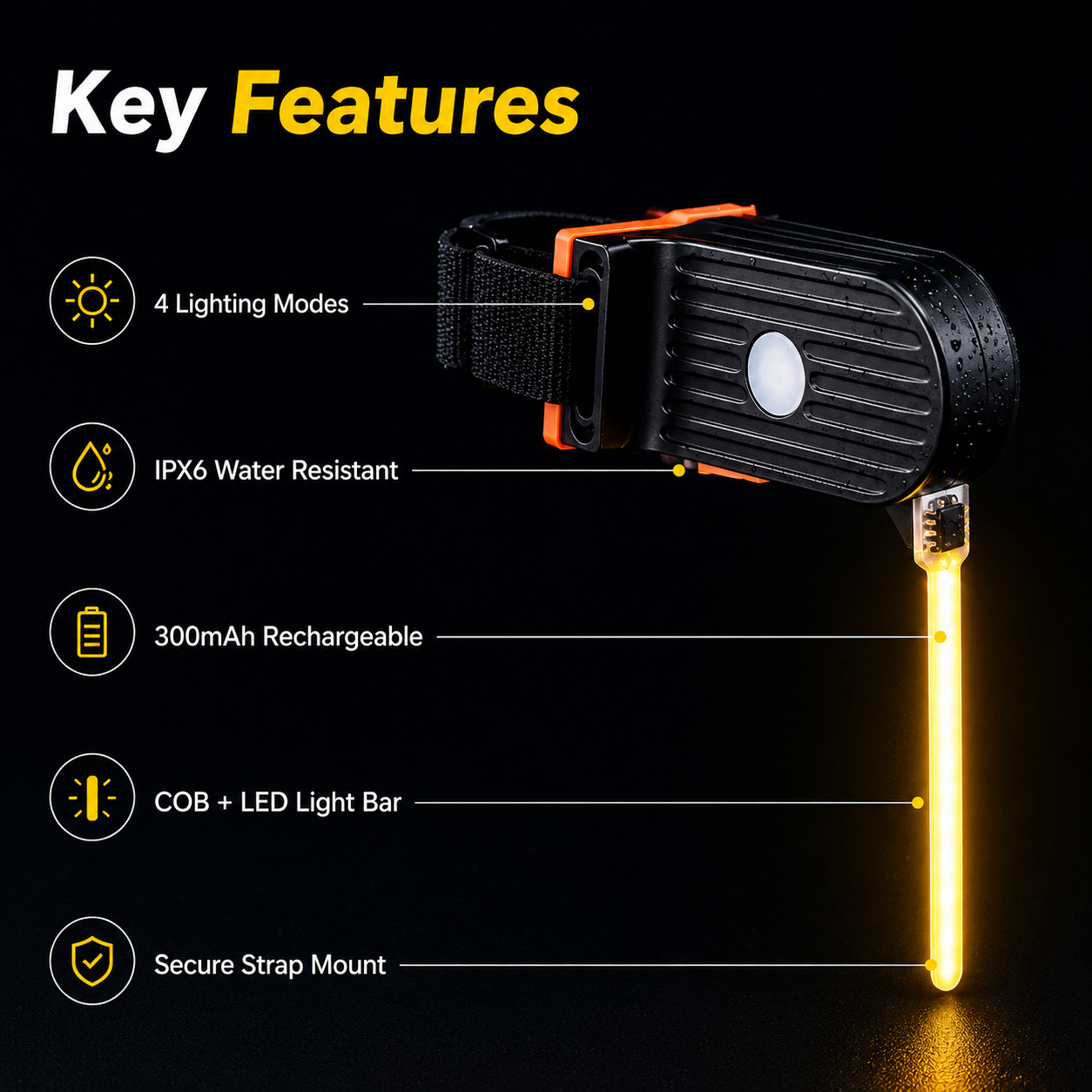 🚴‍♂️💡Flowing LED Bike Tail Light for Safer Night Rides