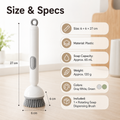 🔥Long-Handle Rotating Dish Soap Dispensing Brush