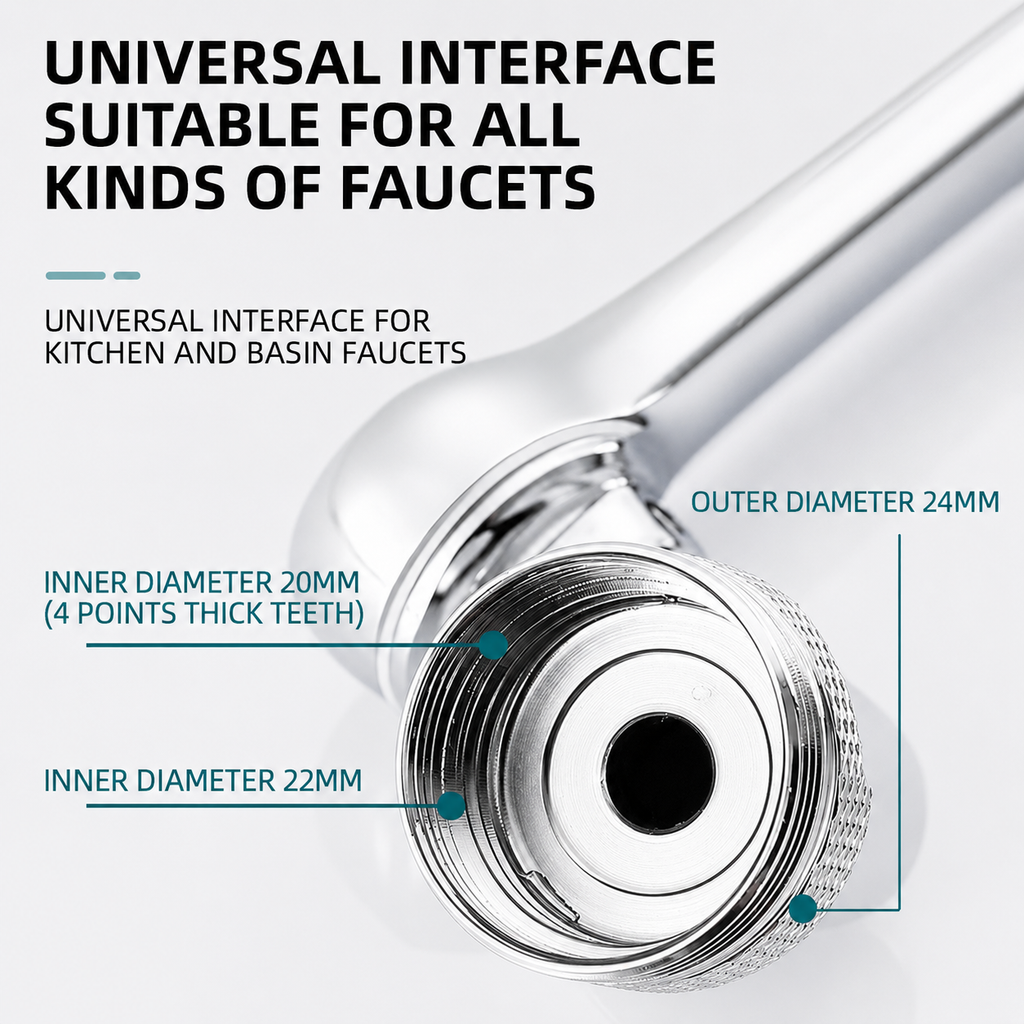 🔥Multifunctional Universal Splash-proof Foaming Splash Filter Extension Faucet🚰
