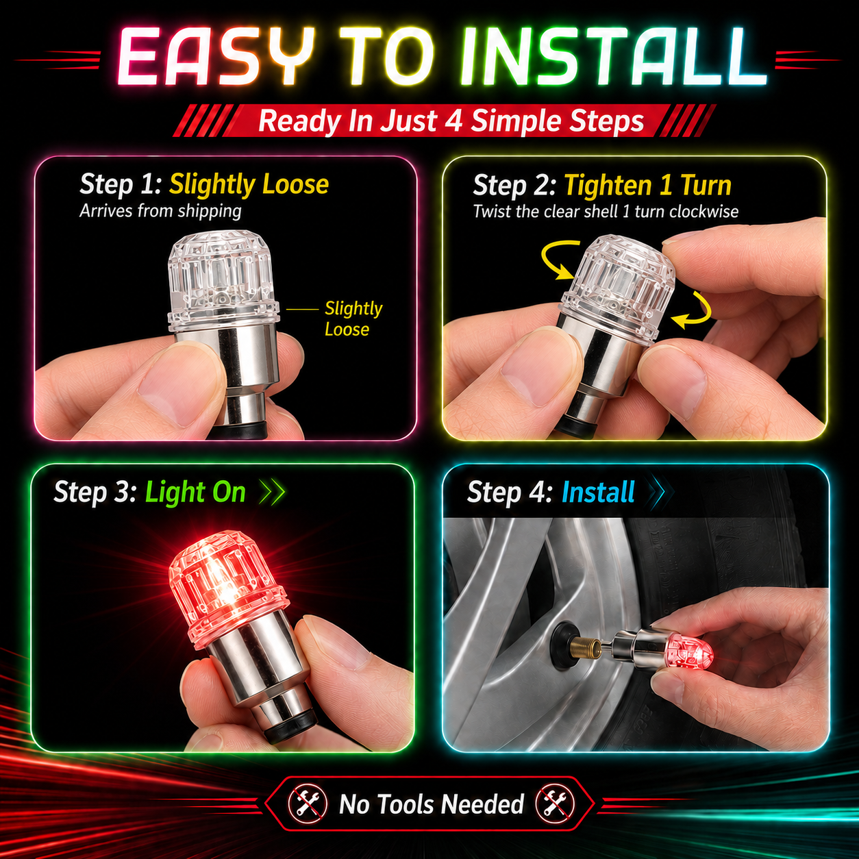 Waterproof Led Wheel Lights