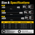 Flexible Socket Extension Rod Set – Bendable Ratchet Adapter for Tight Spaces, Auto Repair & DIY