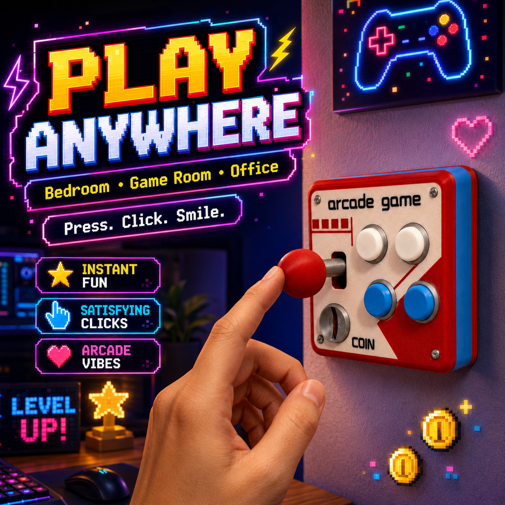 🔥Retro Arcade Joystick Switch Cover🎮