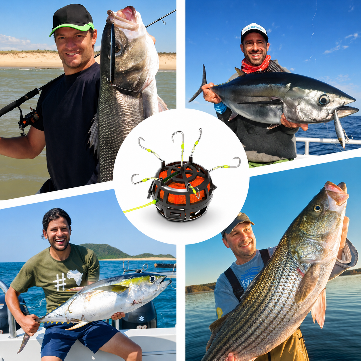 🔥Reverse Bottom Bait Cage Fishing Hook🪝