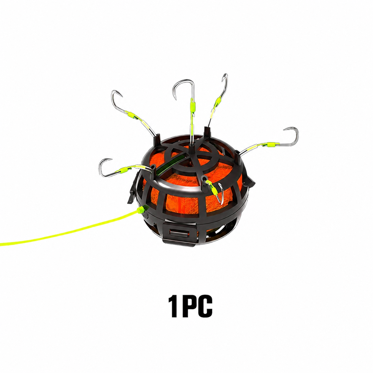 🔥Reverse Bottom Bait Cage Fishing Hook🪝
