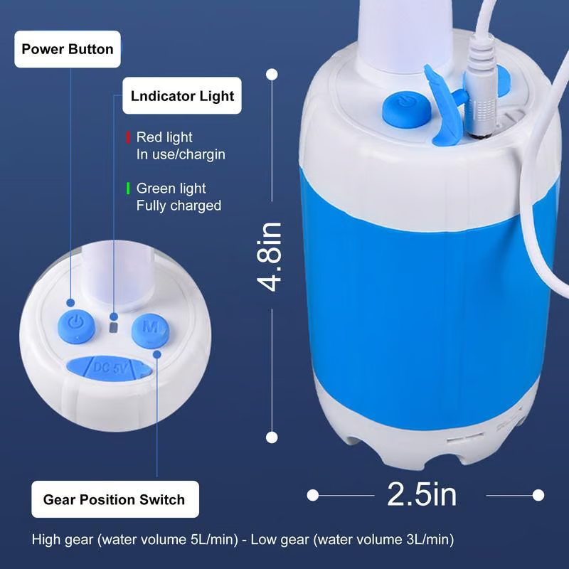 🔥Hot Sale 49% OFF💦Portable Shower for Camping with Water Pump🚀free shipping
