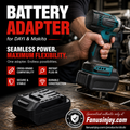 🏭Factory Direct 50% Off！🔋 Professional tools boost efficiency by 80%！🛠️Battery Adapter for DAYI & Makita