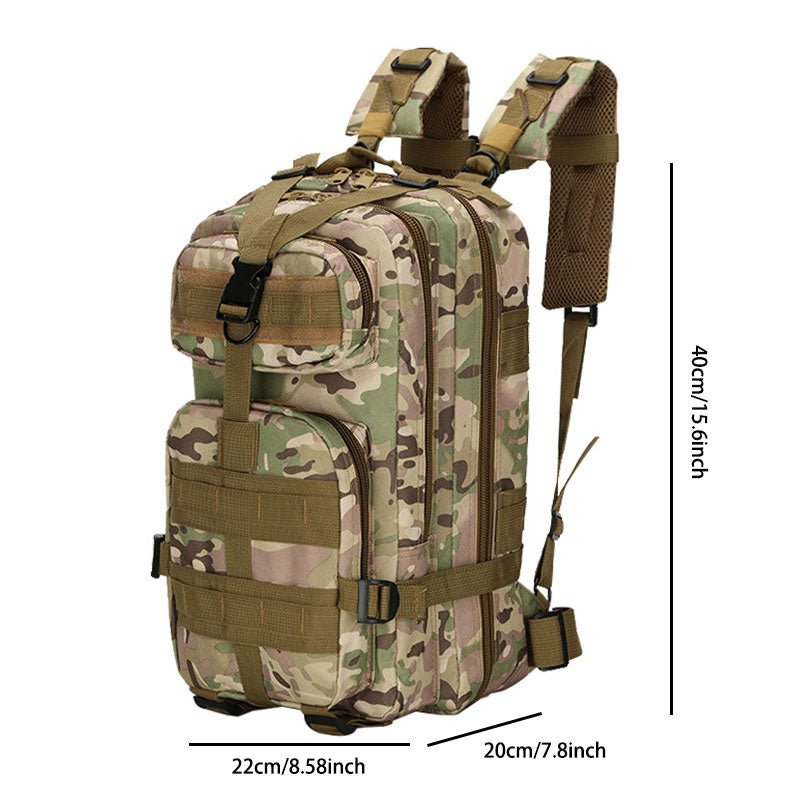 Outdoor Large-Capacity Tactical Backpack: Rugged & Versatile