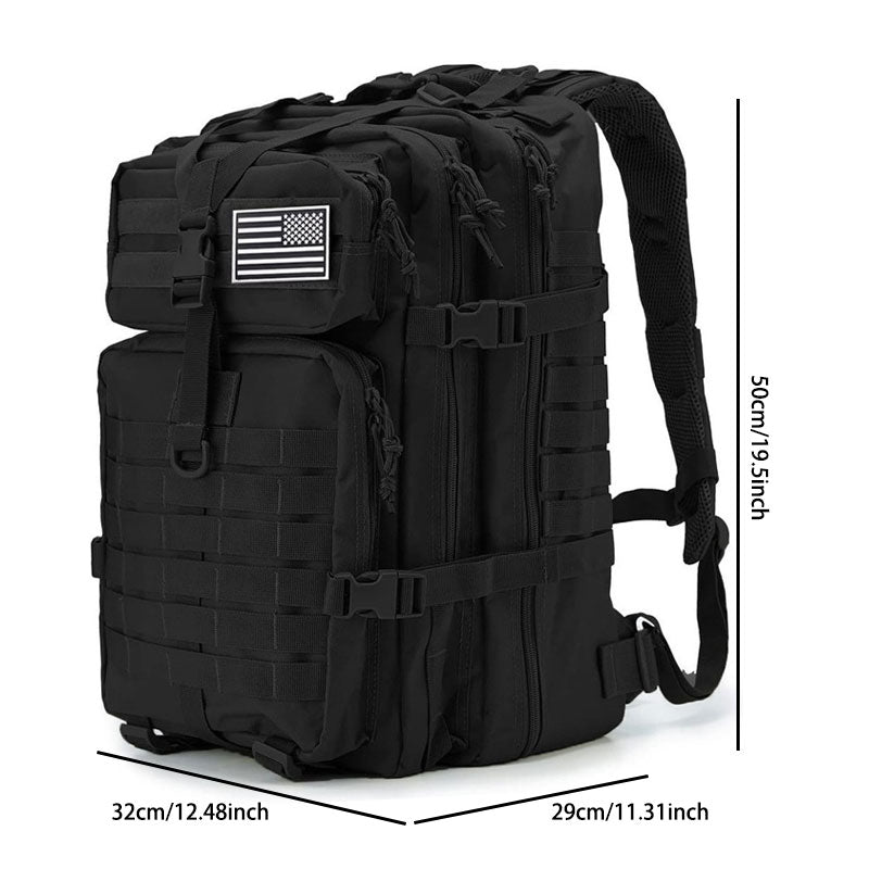 Outdoor Large-Capacity Tactical Backpack: Rugged & Versatile