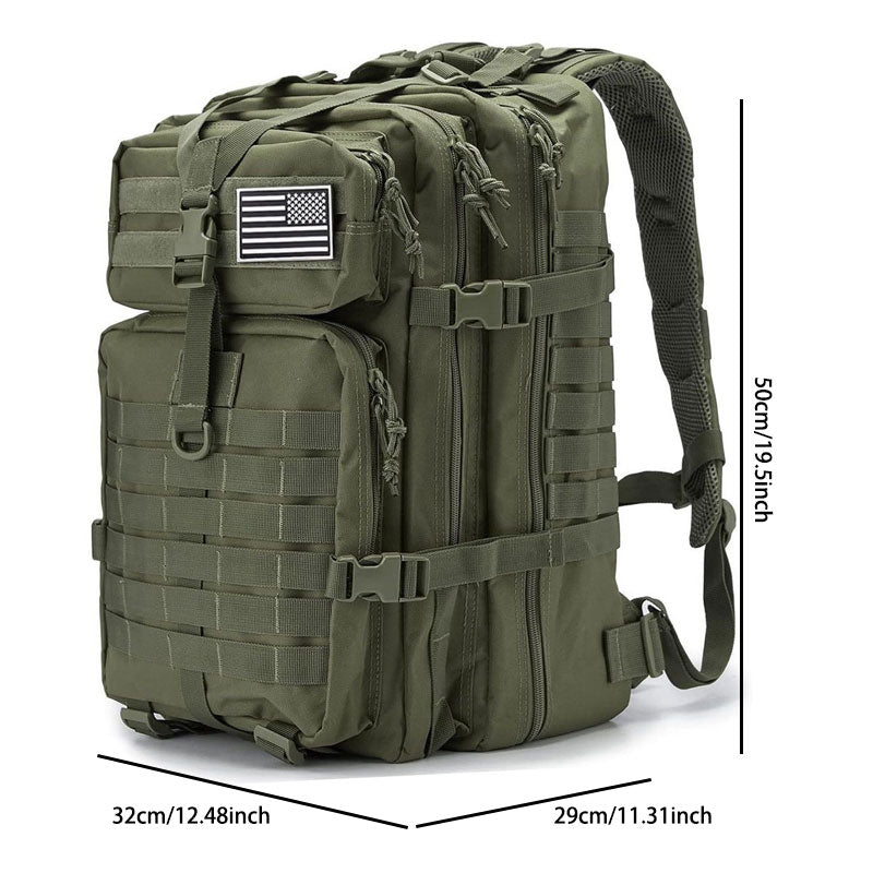 Outdoor Large-Capacity Tactical Backpack: Rugged & Versatile