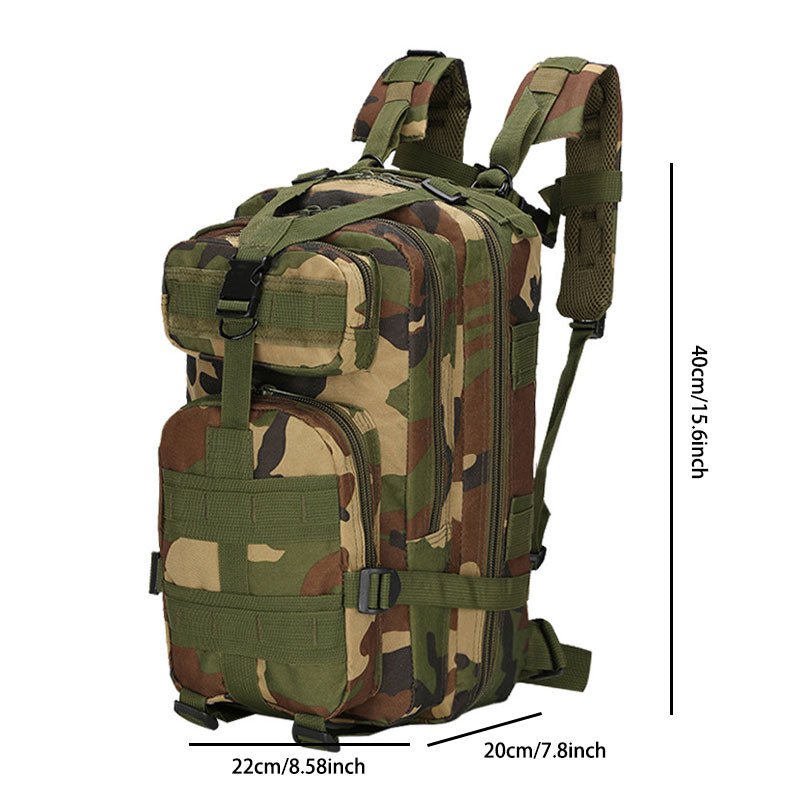 Outdoor Large-Capacity Tactical Backpack: Rugged & Versatile