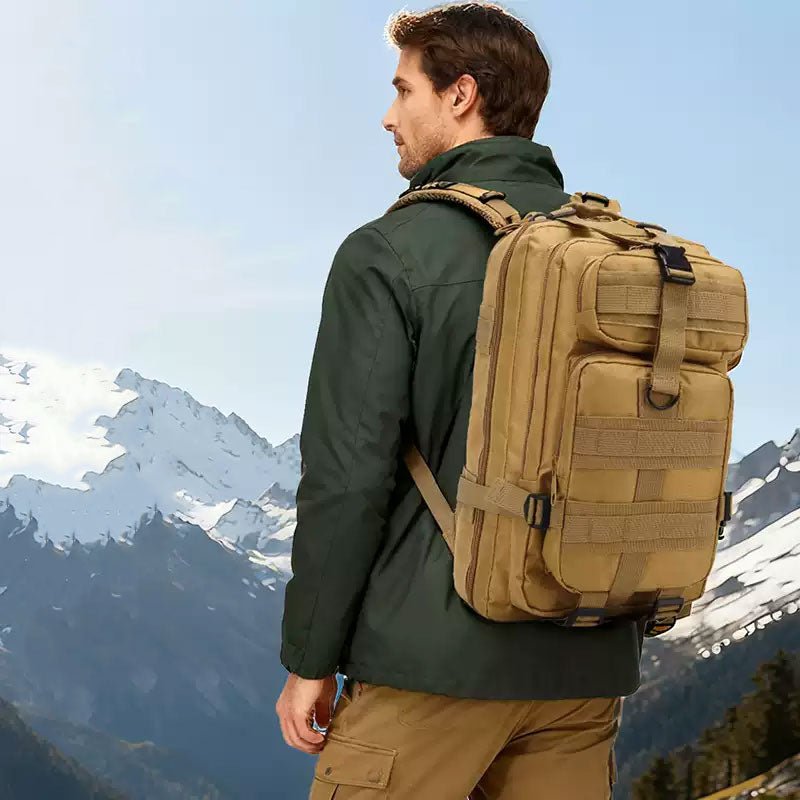 Outdoor Large-Capacity Tactical Backpack: Rugged & Versatile