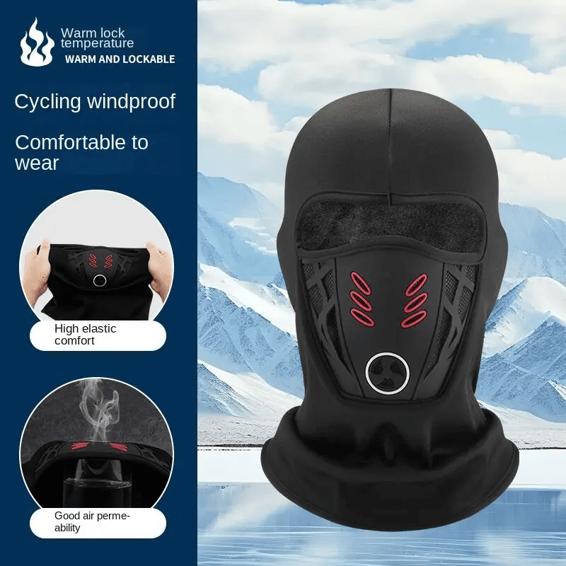 PolarForce Winter Face Mask – Windproof, Anti-Haze & Full Coverage