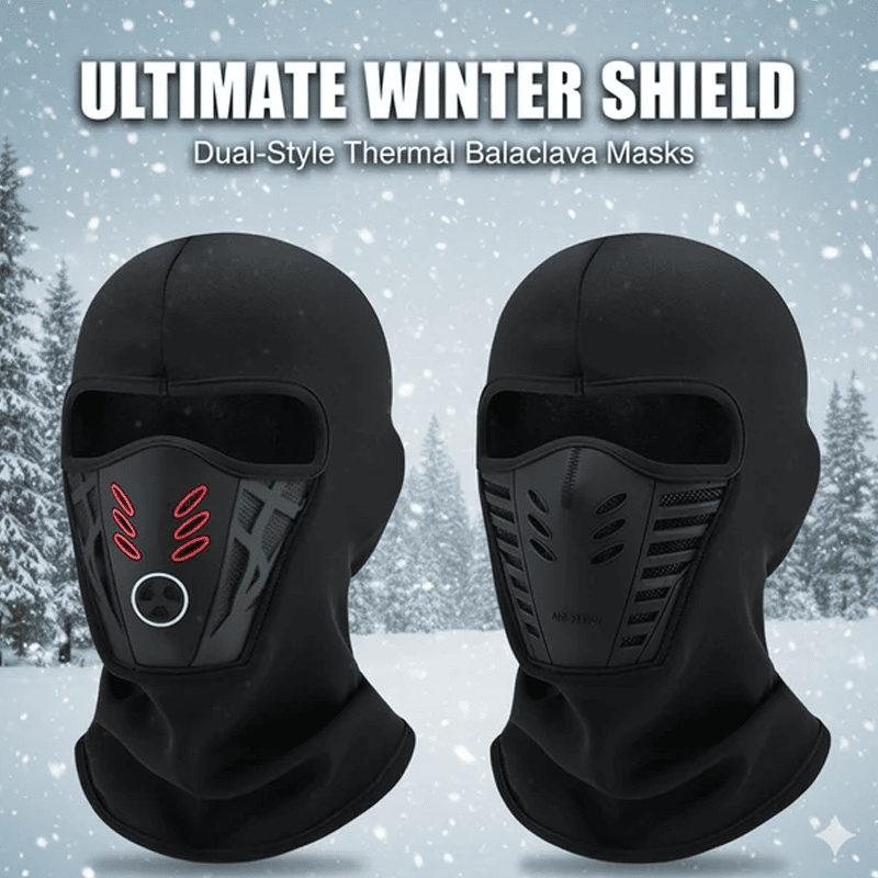 PolarForce Winter Face Mask – Windproof, Anti-Haze & Full Coverage
