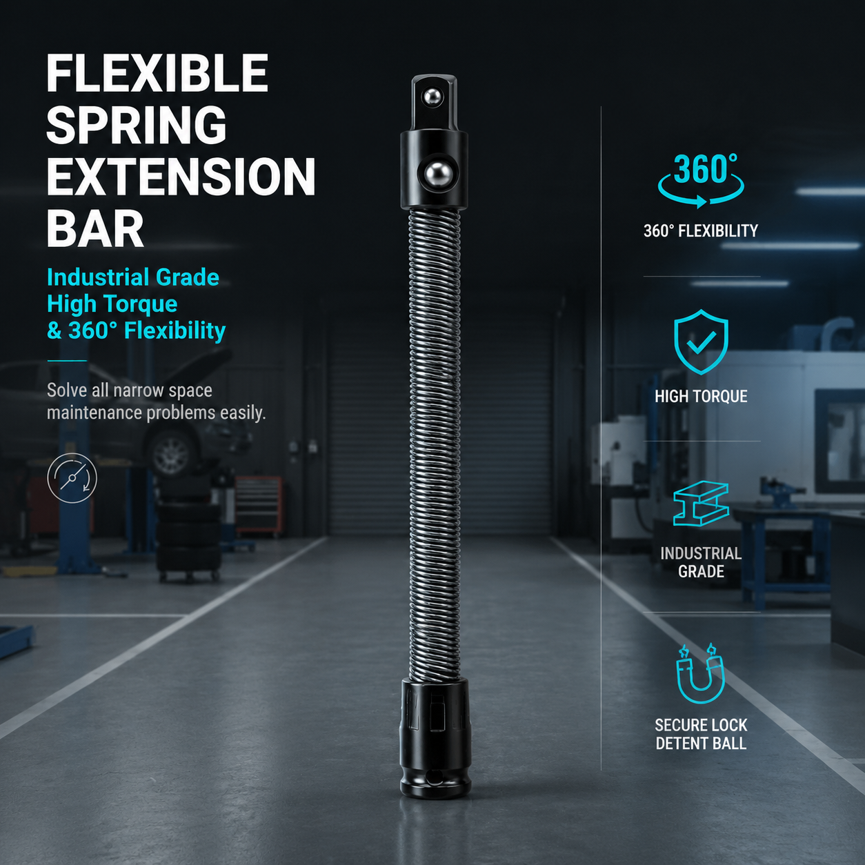 💥LIMITED-TIME 50% OFF!🔥Electric wrench extended flexible connecting rod