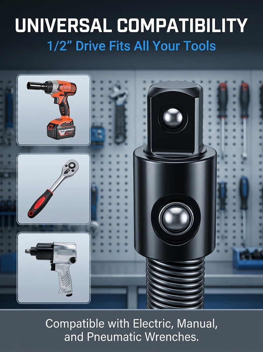 💥LIMITED-TIME 50% OFF!🔥Electric wrench extended flexible connecting rod