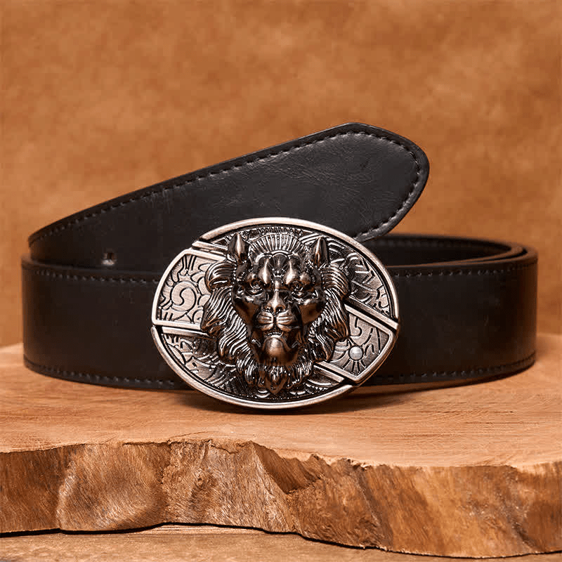 RetroCraft Knife Belt – Classic Leather with Hidden Folding Blade