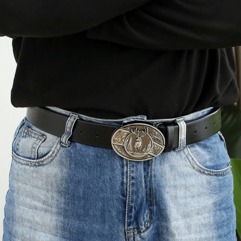 RetroCraft Knife Belt – Classic Leather with Hidden Folding Blade