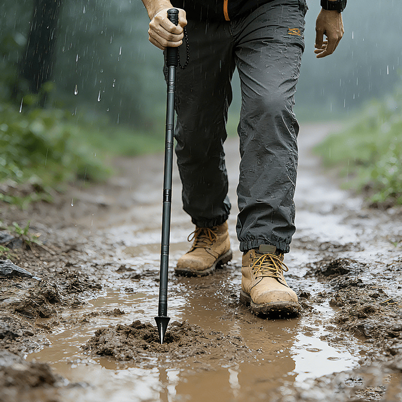 Terozi™ Tactical Trekking Staff — Detachable Survival System