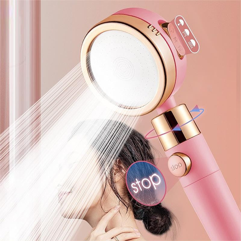 High-Pressure Handheld Showerhead with Filter Cartridges（50% OFF）