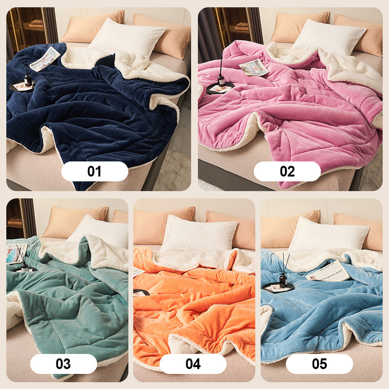 [Winter Gift] Double Layer Thickened Lamb Plush Blanket（50% OFF）