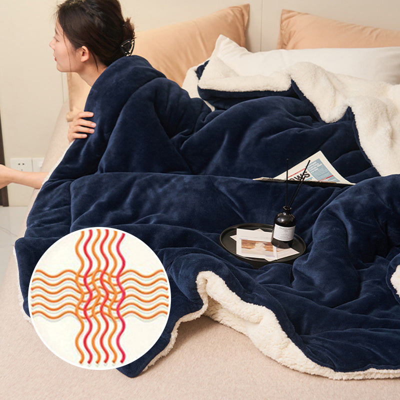 [Winter Gift] Double Layer Thickened Lamb Plush Blanket（50% OFF）
