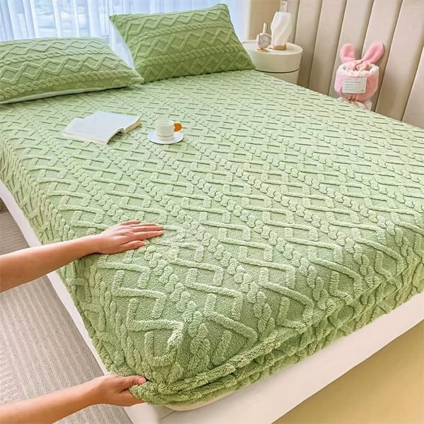 🎅🎊Christmas Special⛄Flannel Velvet Bed Sheet（🎉50%OFF）