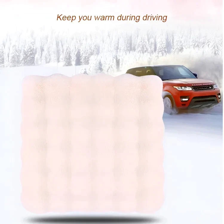 [Best Gift For Car] Luxury Thickened Plush Car Seat Cushion Set（50% OFF）