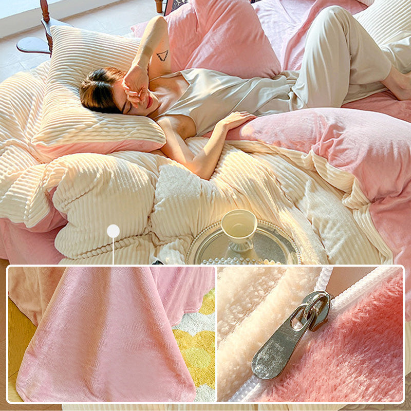 🔥Free shipping🔥 Luxury Soft Solid Color Bedding 4-pices-Set（50% OFF）