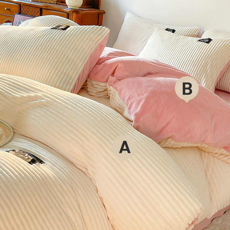 🔥Free shipping🔥 Luxury Soft Solid Color Bedding 4-pices-Set（50% OFF）