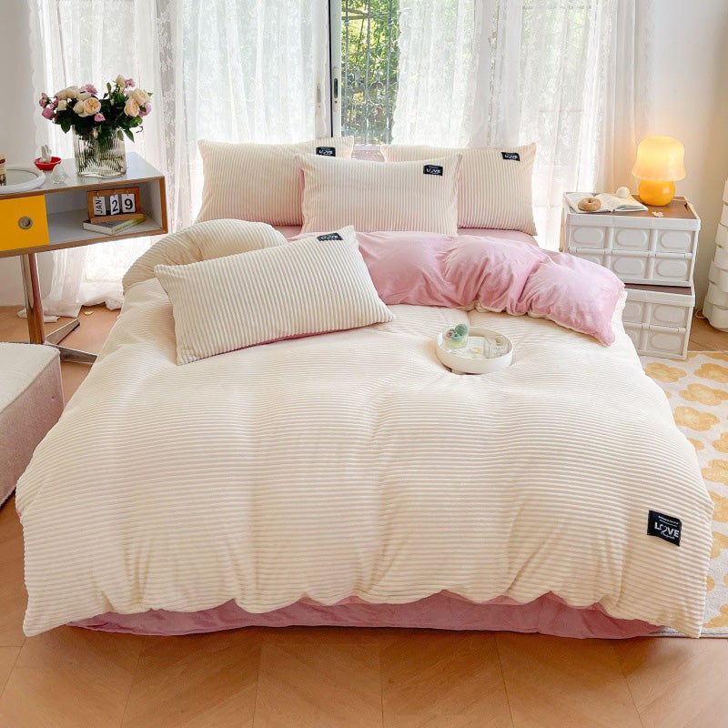 🔥Free shipping🔥 Luxury Soft Solid Color Bedding 4-pices-Set（50% OFF）