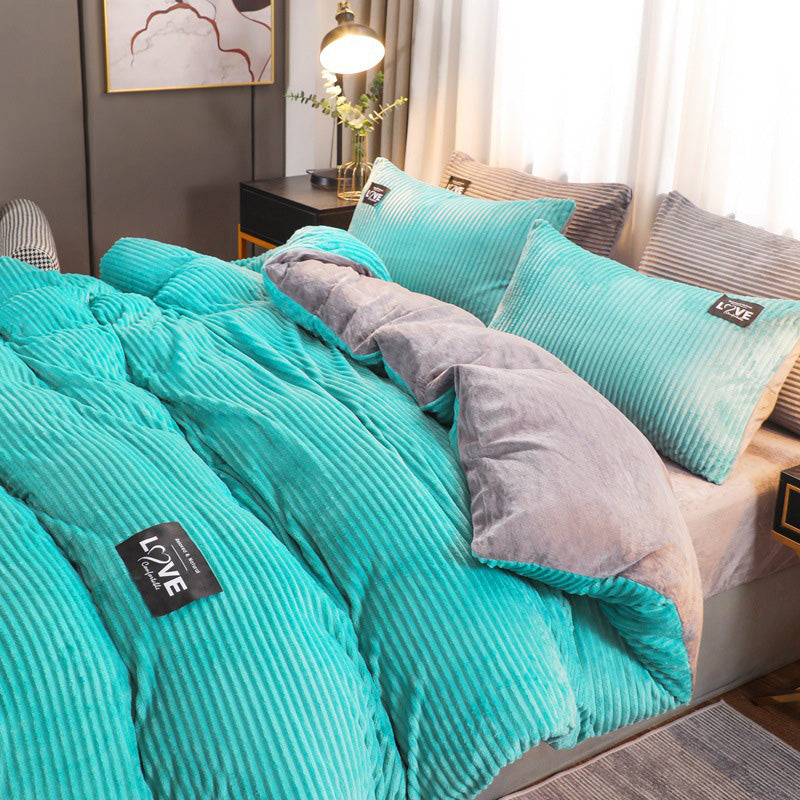 🔥Free shipping🔥 Luxury Soft Solid Color Bedding 4-pices-Set（50% OFF）