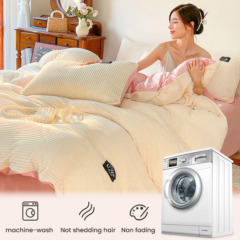 🔥Free shipping🔥 Luxury Soft Solid Color Bedding 4-pices-Set（50% OFF）