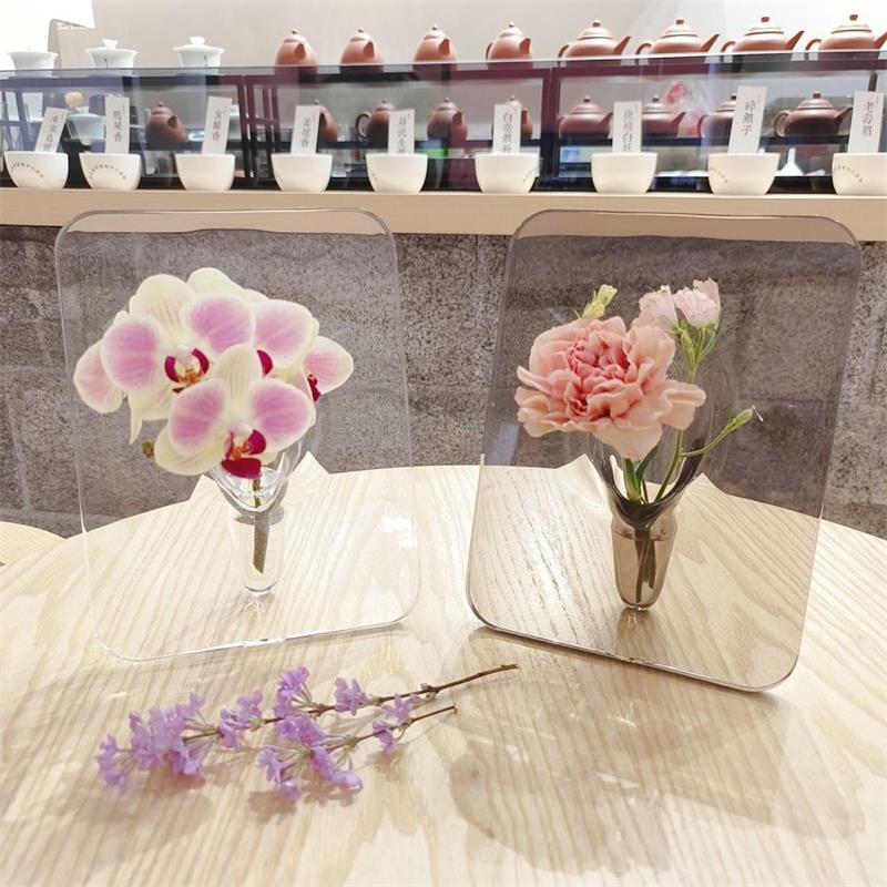 🖼️ Photo Frame Shaped Clear Flower Vase