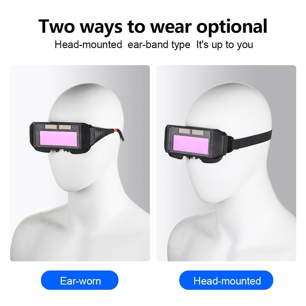 🛡️ LIMITED-TIME 50% OFF! 💥 Auto Dimming Welding Glasses – Solar Powered, UV/IR Protection, Adjustable Frame ✨