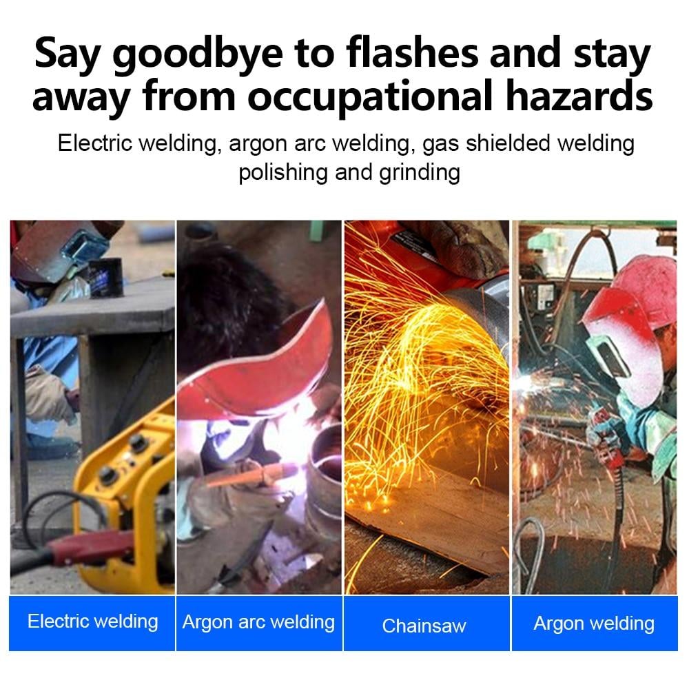 🛡️ LIMITED-TIME 50% OFF! 💥 Auto Dimming Welding Glasses – Solar Powered, UV/IR Protection, Adjustable Frame ✨